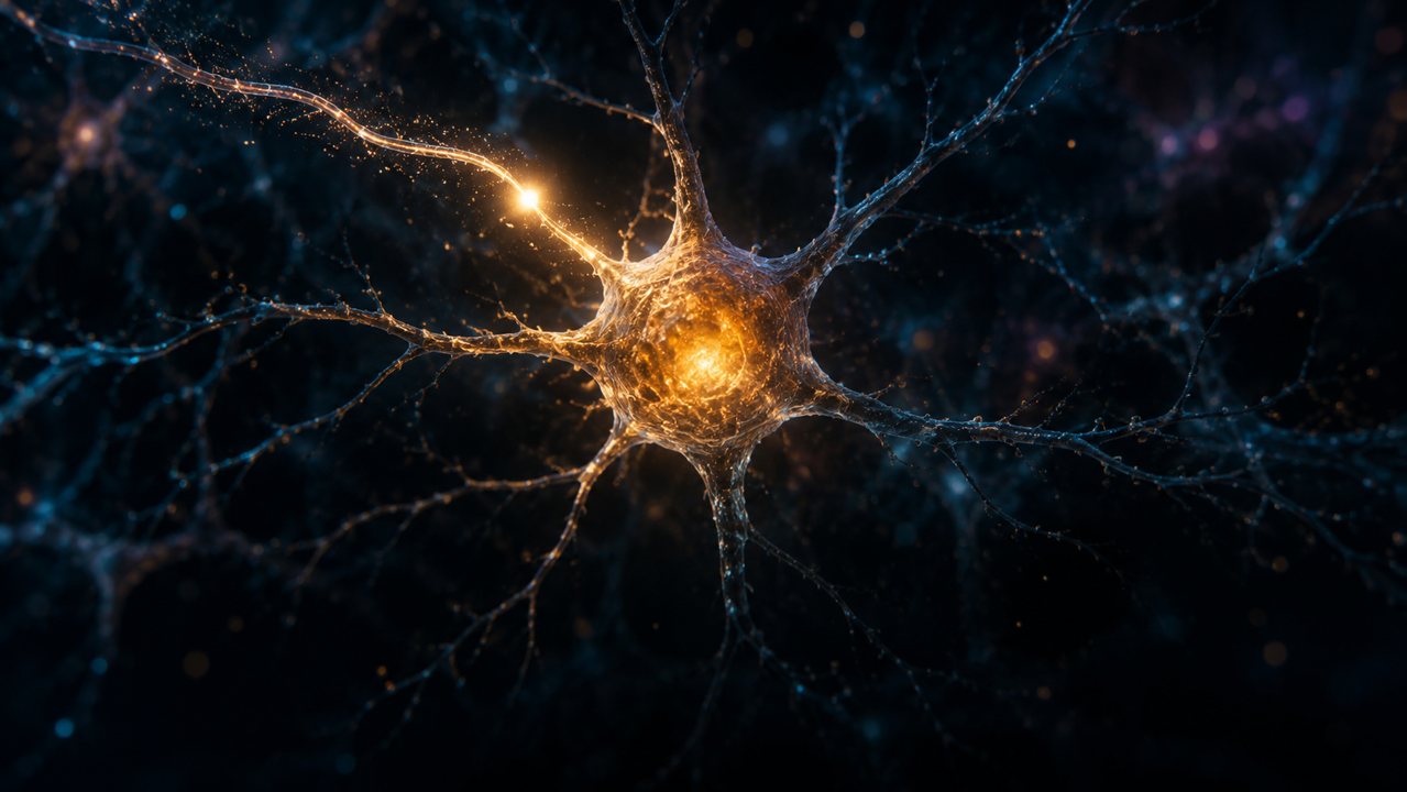 one neuron, the pulse arrives